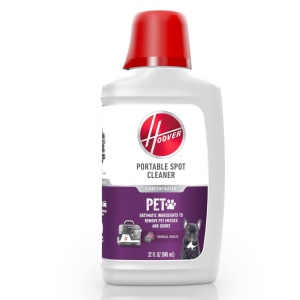Limpiador desmontable para mascotas Hoover, fórmula para mascotas de 32 fl oz para alfombras y tapicería, AH31710