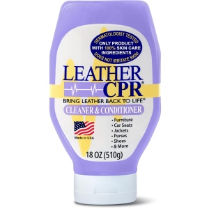 Limpiador y Acondicionador de Cuero CPR | 2 en 1 (18oz) | Limpia, Restaura, Acondiciona y Protege Muebles, Asientos de Coche, Bolsos, Zapatos, Botas, Monturas/Equipos, Chaquetas e Interiores de Automóviles