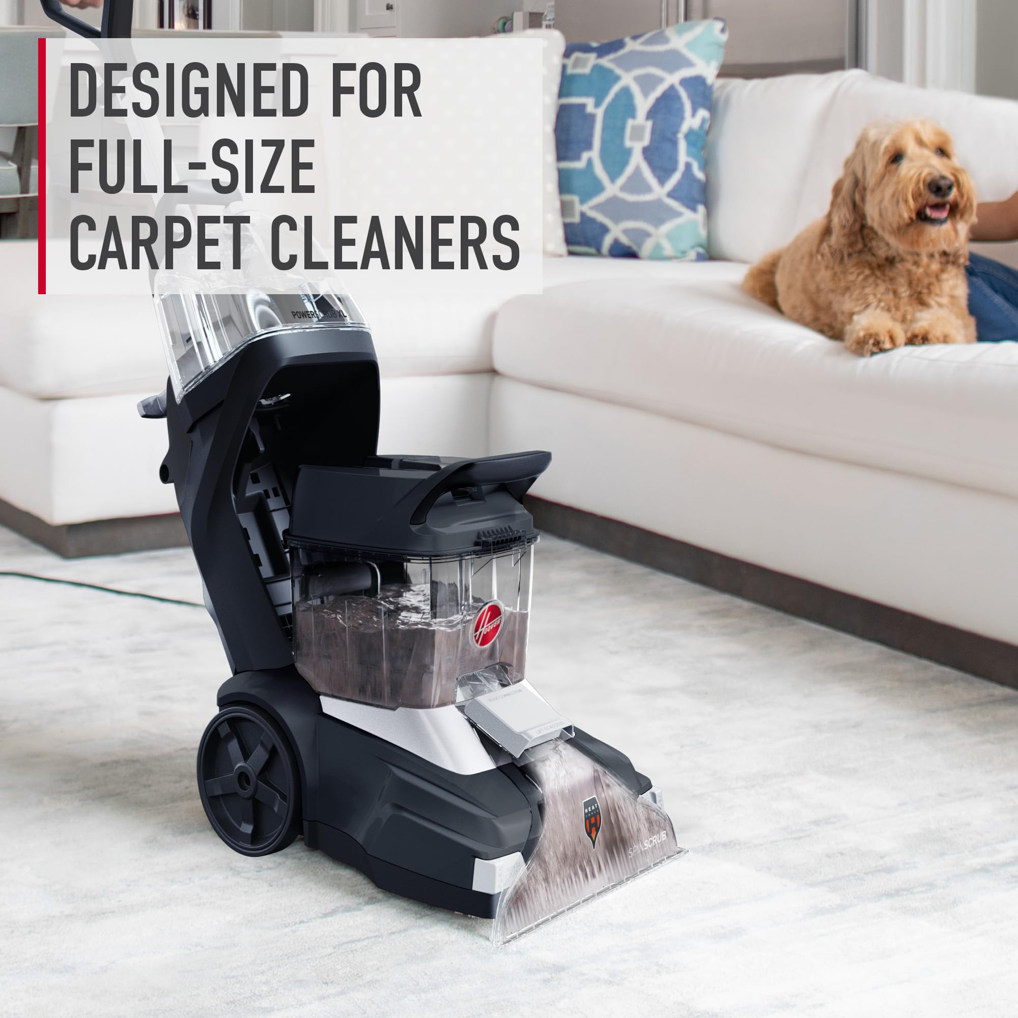 Shampoo para Alfombras Hoover Paws & Claws con Stainguard, Fórmula Concentrada de Limpieza Profunda para Máquinas, 64oz - Image 5