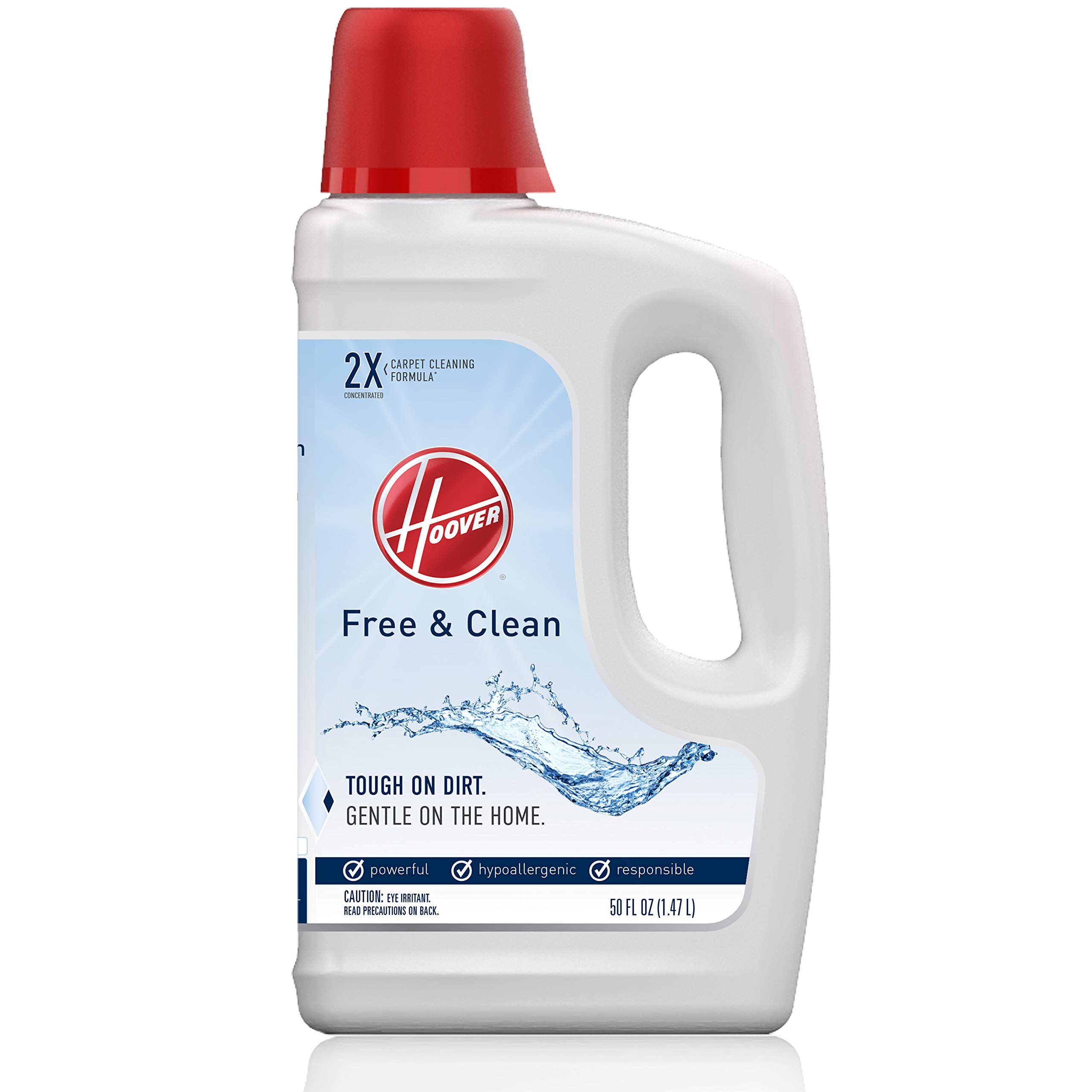 Limpiador de alfombras Hoover concentrado, hipoalergénico, 50oz, AH30952, blanco, 50 fl oz (paquete de 1)