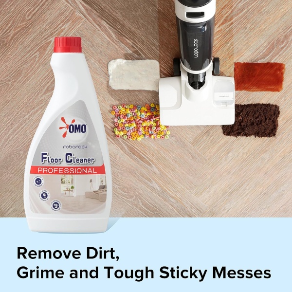 Solución de Limpieza para Pisos Multi-Superficie Roborock, Compatible con Todos los Robots Aspiradores y Aspiradoras Húmedas y Secas Roborock 16.2 oz