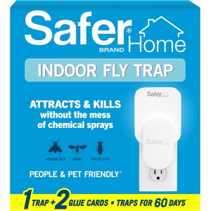 Safer Home Trampa Eléctrica para Moscas y Mosquitos de Interior - SH502 | Atrapa Moscas de la Fruta, Mosquitos Pequeños y Más | Cubre 37 m²