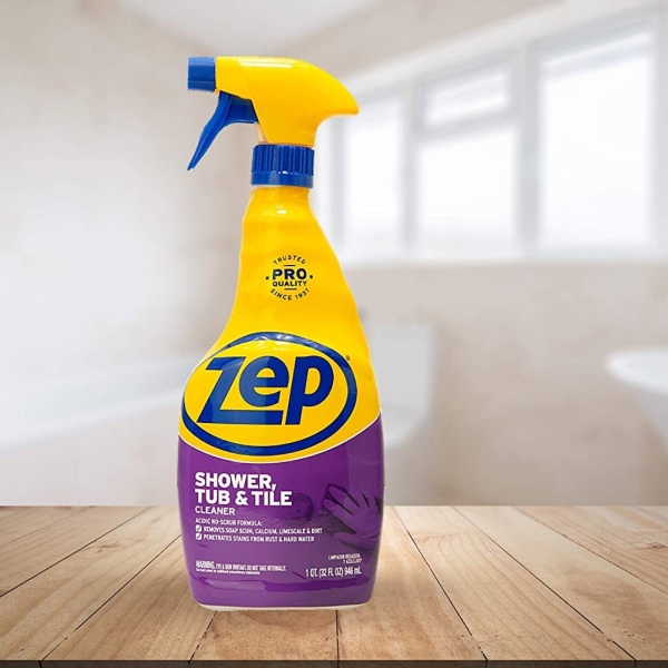 Zep Limpiador de Ducha, Bañera y Azulejos 32 oz ZUSTT32 (Caja de 4) - Fórmula Profesional sin Frote, Elimina la Suciedad Resistente al Contacto - Image 2