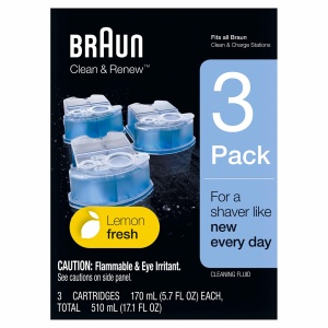 Recargas Braun Clean Renew CCR, Azul, 3 unidades.