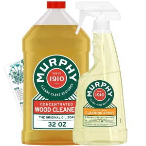 de Limpieza para el Hogar "Set de Limpieza Hogar: Bleam Cleaning - Murphy Oil Soap Concentrado 32 Oz y Multi Propósito Orange Wood 22 Oz - Tip Card para Pisos y Muebles"