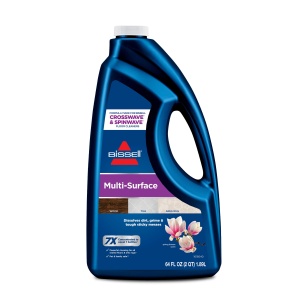 Fórmula de limpieza BISSELL MultiSurface Crosswave y Spinwave (64 oz), 64 fl. Onz. Mezcla eficaz para pisos, perfecta para tu hogar.