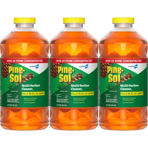Limpiador Multiusos Pine-Sol, CloroxPro, Fórmula Concentrada 2x, Pino Original, 80 oz, Pack de 3