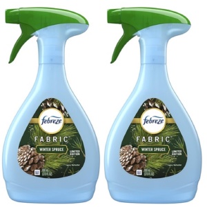 Eliminador de olores Febreze en spray para telas, aroma a abeto de invierno, 27 fl oz (paquete de 2)