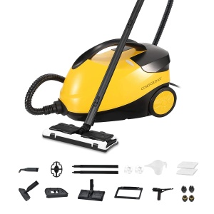 Limpia a fondo con el Limpiador a Vapor Comforday 1500W: 17 Accesorios, 1.5L Tanque y 9.8 FT de Cable, para Hogar, Cocina, Ventanas, Hornos, Autos y más ¡Obtén el tuyo ahora!
