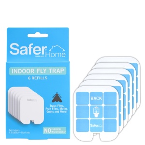 Pack 6 tarjetas adhesivas para trampa de moscas SH502 de interior Safer Home SH506