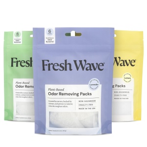 Pack de eliminación de olores Fresh Wave: (3) 6 ct. - Limón, Lavanda, Original
