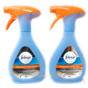 "Refrescante de telas Febreze 17 onzas (2 paquetes antibacterianos)"