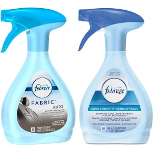 Spray Refrescante para Telas Febreze, Eliminador de Olores, Auto y Extra Fuerza, 16.9 fl oz (Paquete de 2)