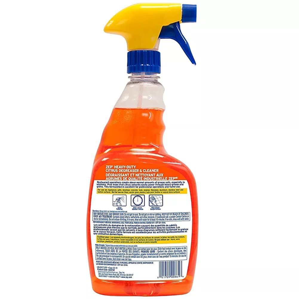 Limpiador y Desengrasante Cítrico Zep Heavy Duty 32 oz - 4 pack - Image 3