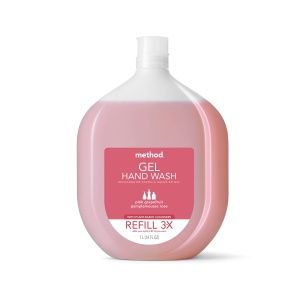 "Jabón de manos en gel Method, recarga, Pomelo Rosa, 34 onzas, 1 paquete"