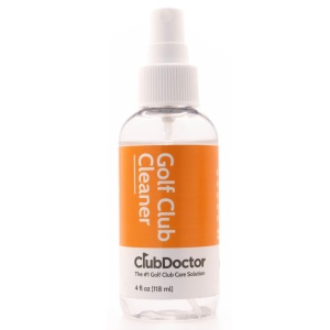 "Limpiador de palos de golf Club Cleaning Solution - Remueve suciedad de ranuras - Aumenta el spin y mejora el vuelo de la pelota - Fácil de llevar en la bolsa - 4 oz"
