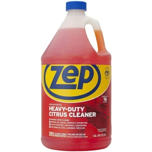 Limpiador Desengrasante Concentrado Zep Citrus Heavy-Duty - 1 Galón (1 Unidad) ZUCIT128 - Grado de Restaurante, Elimina Aceite, Grasa, Adhesivo y Suciedad de Cocina