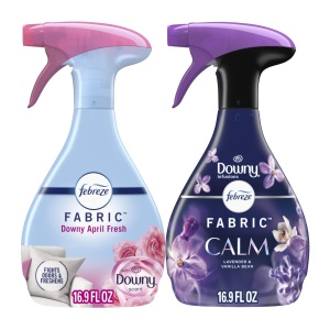 "Perfume para tejidos Febreze, elimina olores, Downy Calm y Downy April Fresh, 16.9 oz, 2 pack"