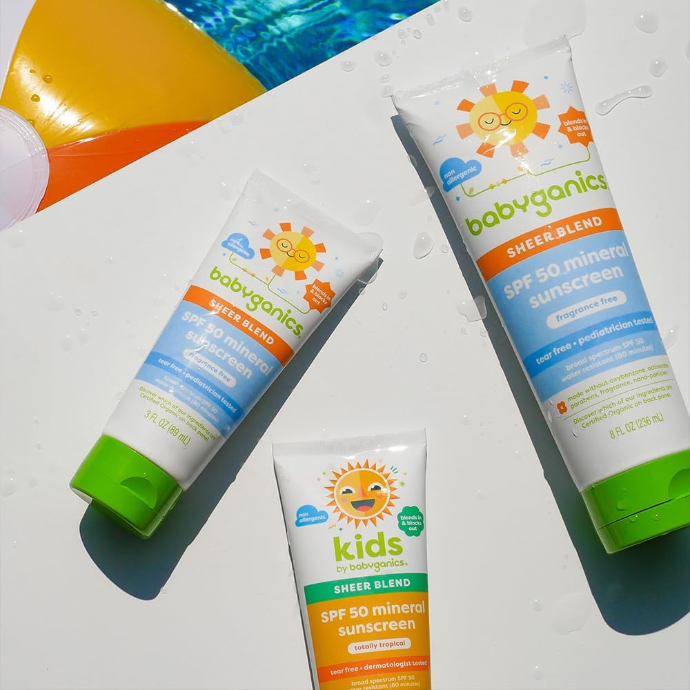 Protector Solar Mineral Babyganics SPF 50UVA y UVB, Libre de Octinoxate y OxybenzoneHipoalergénico, Sin Fragancia, 3 oz - Image 11