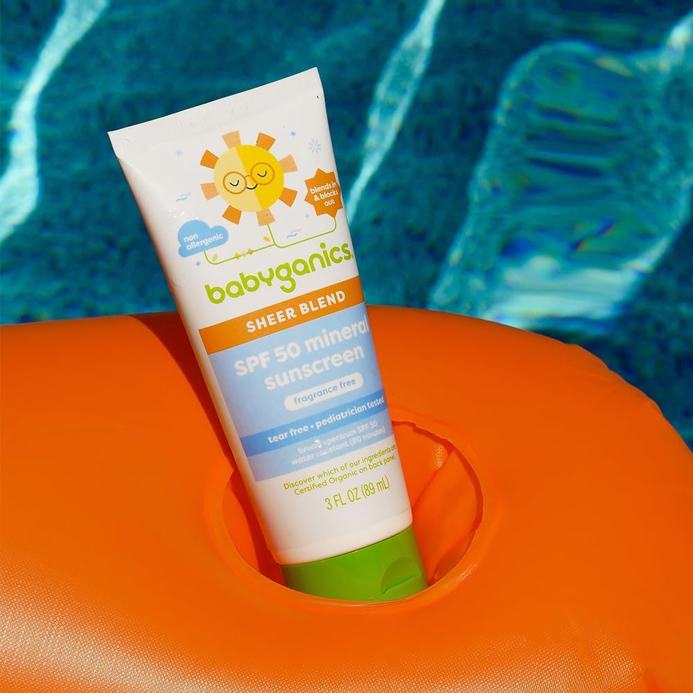 BabyGanics Protector Solar Mineral SPF 50, sin fragrancia, 89 ml
