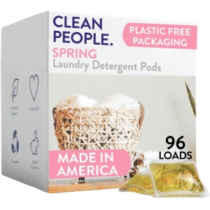 Pods para lavandería de The Clean People Hipoalergénico Aroma a primavera 96 pzas