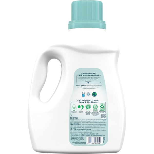 Arm & Hammer Baby, 77 Loads Liquid Laundry Detergent, 100.5 Fl oz