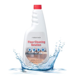 "Solución de limpieza para pisos Roborock, limpia pisos de madera y baldosas para aspiradoras robot compatibles con trapeado y aspiración en húmedo y seco, 16.2 oz, dilución 1:200"