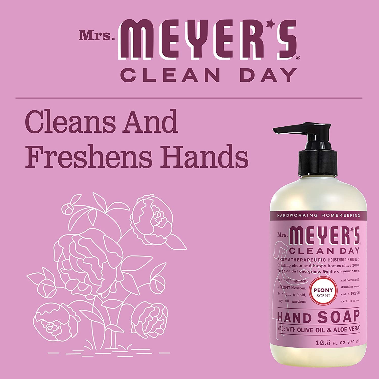 Conjunto de fragancias primaverales MRS. MEYER'S CLEAN DAY (lila, peonía y menta) - Image 6