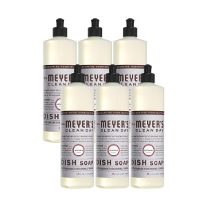 ¡6 Pack MRS. MEYER'S CLEAN DAY, Jabón Líquido para Platos, Fórmula Libre de Crueldad y con Delicioso Aroma a Lavanda, 16 oz!