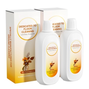 Solución de limpieza para pisos compatible con Tineco, limpia a fondo múltiples superficies duras, apto para todos los robots aspiradores con función de trapeado y aspiradoras inalámbricas húmedas/secas (2 botellas con fragancia floral)