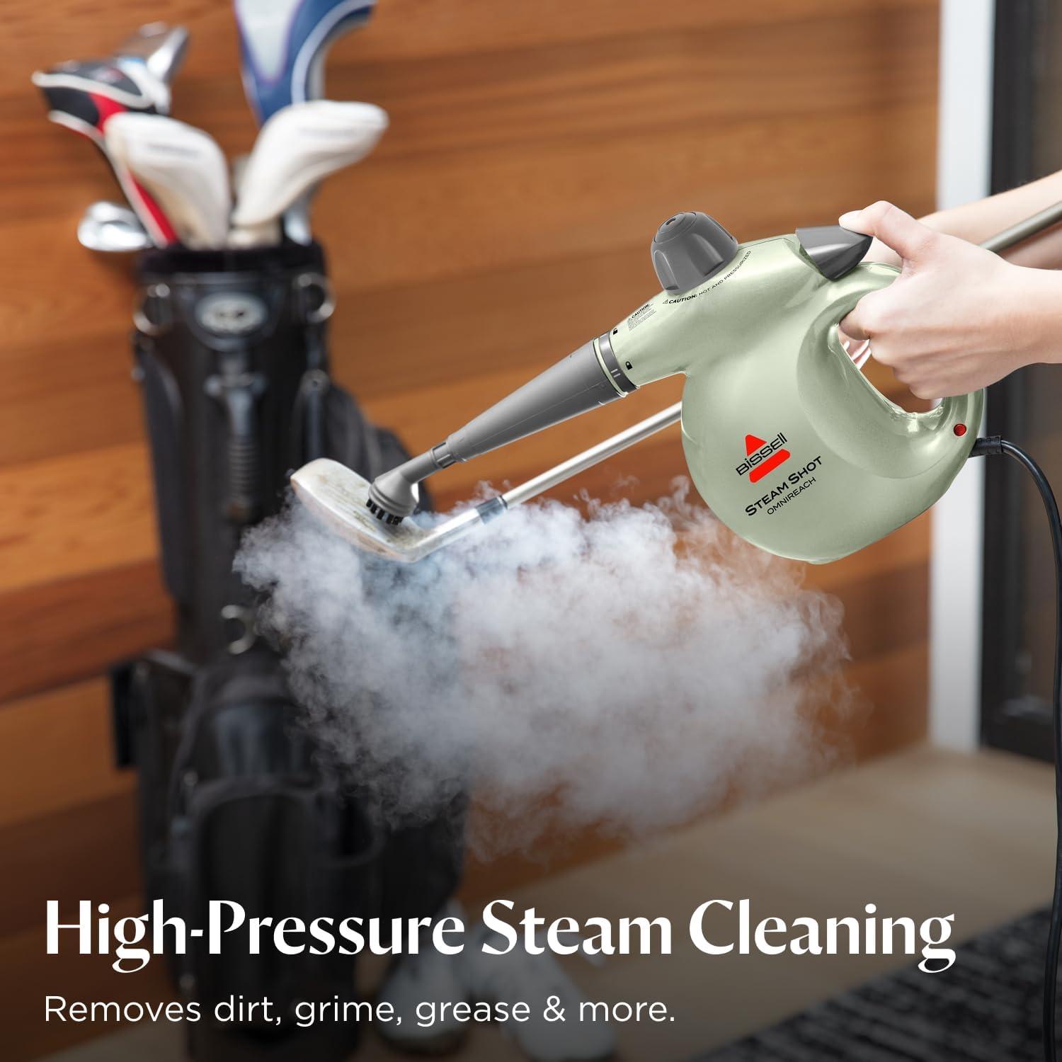 Limpiador a vapor portátil BISSELL SteamShot OmniReach para azulejos ...