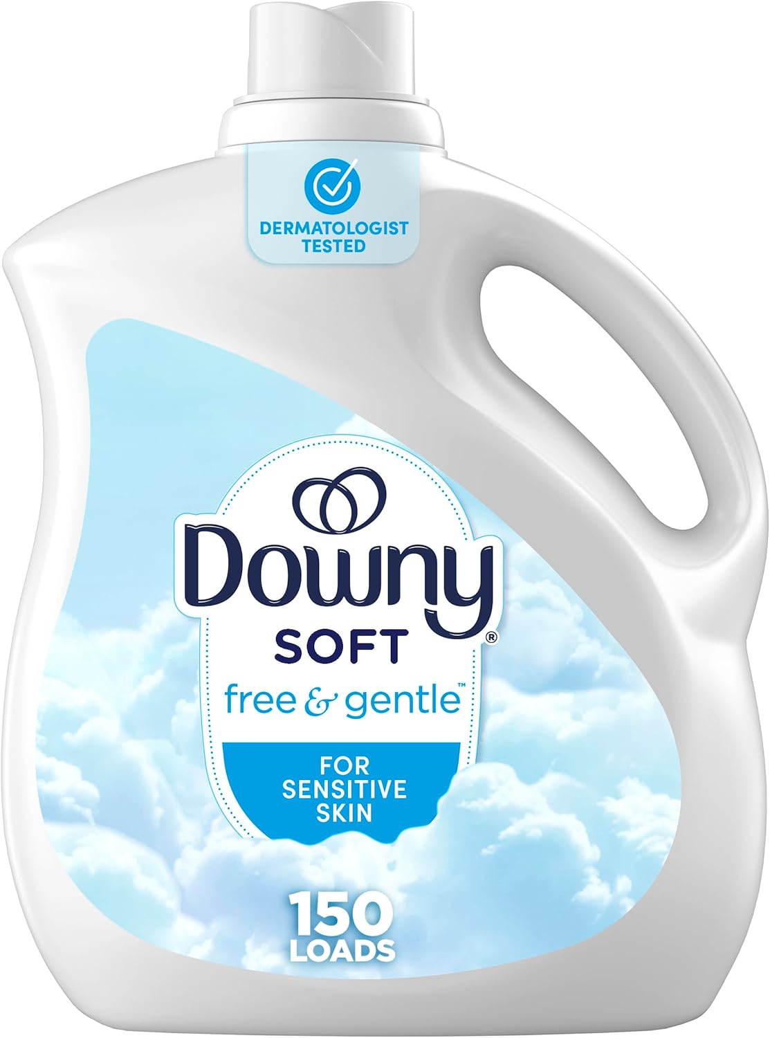Suavizante de Tela Downy Free Gentle, 3283 ml, 150 cargas, Hipoalergénico
