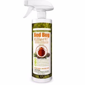 Eliminador de Chinches y Ácaros 480 ml EcoVenger Elimina Huevos Extractos de Plantas No Tóxicos, Seguro para Niños y Mascotas