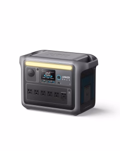 Estación de energía portátil Anker SOLIX C1000, 1800W (pico 2400W), recarga completa en 58 minutos, batería LiFePO4 de 1056wh para respaldo en el hogar, cortes de energía y campamentos al aire libre