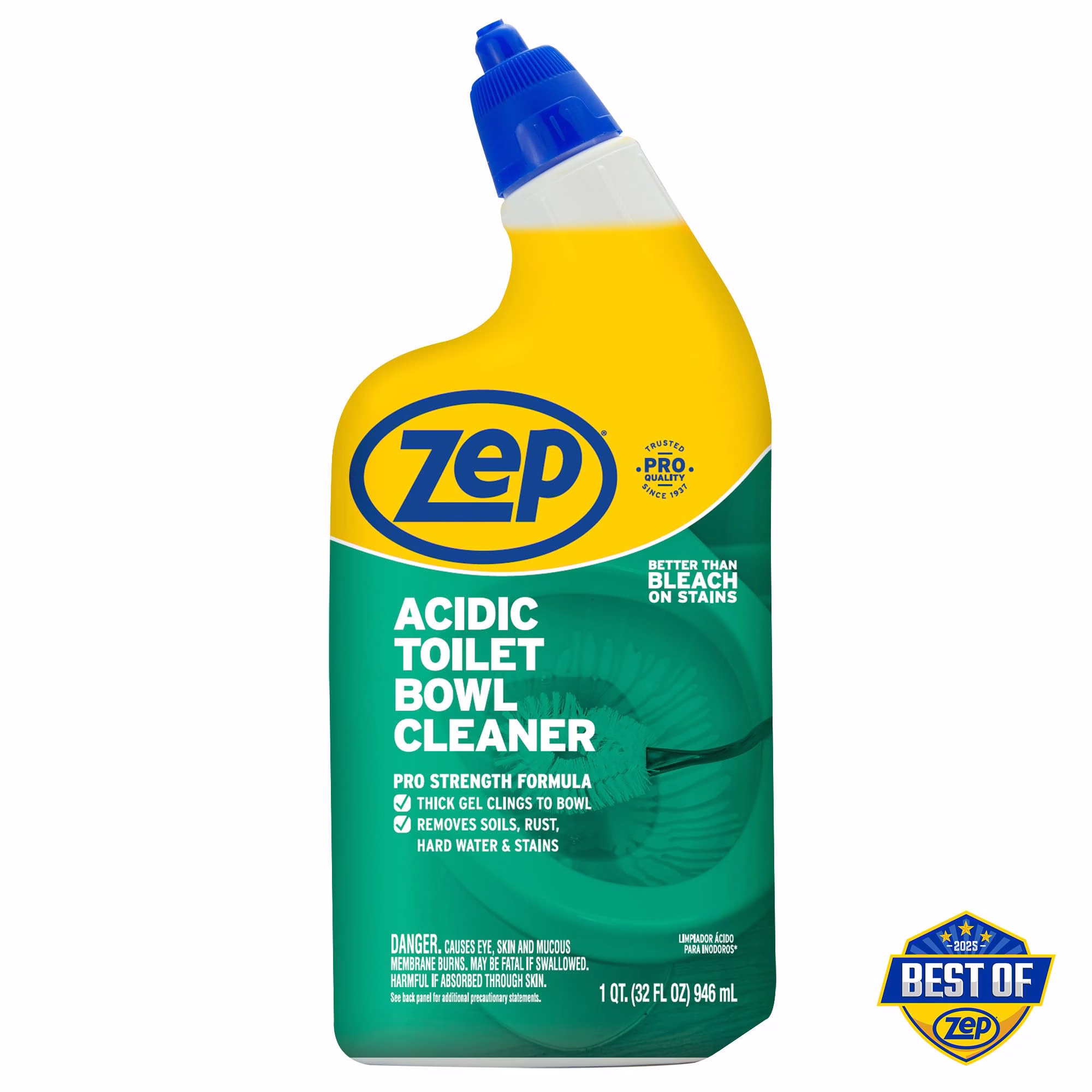 Limpiador Inodoro Zep 32 oz (Pack de 4) Fórmula Concentrada de Acción Intensa - Image 2