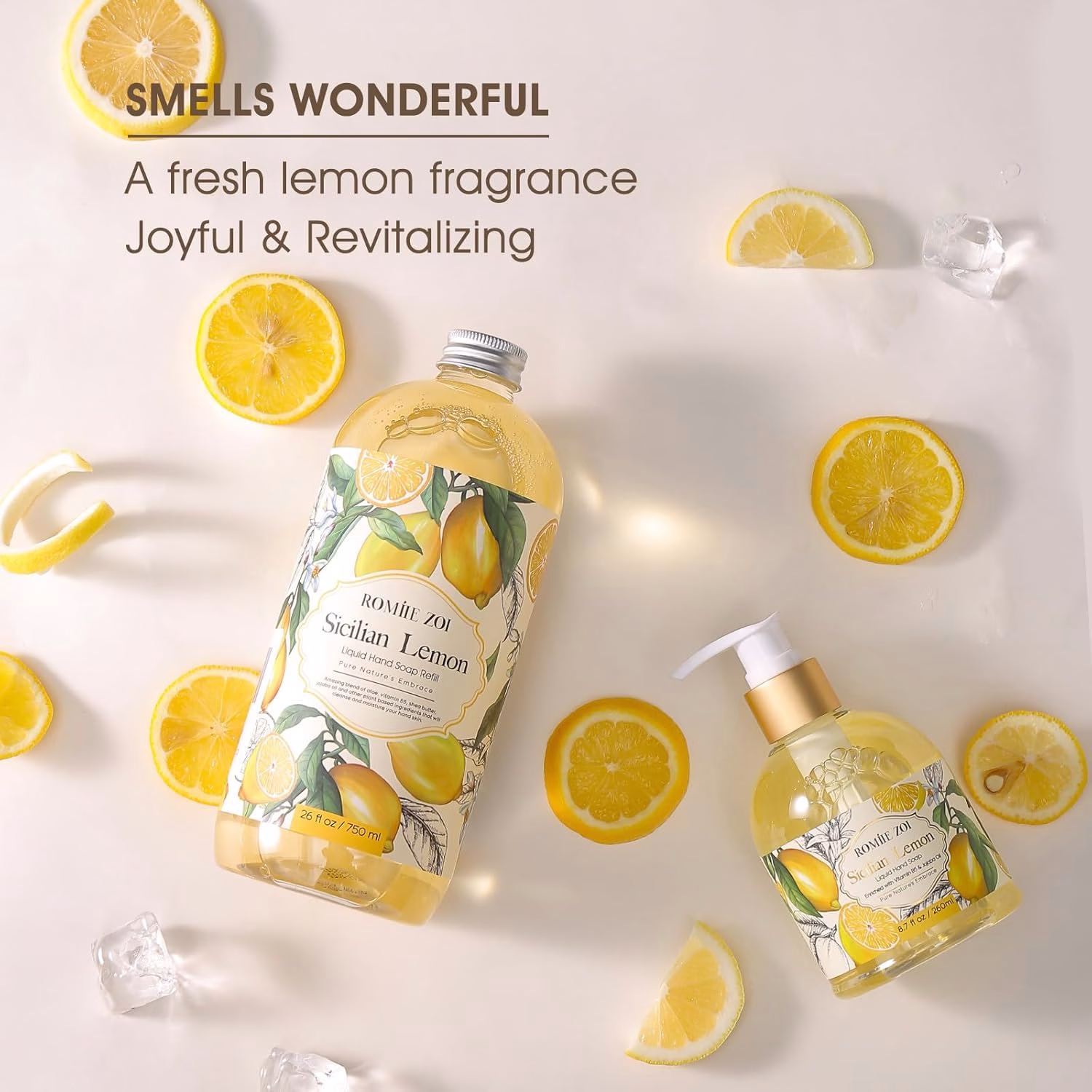 jabon liquido limon