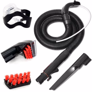 Kit reemplazo de manguera flexible mejorada para aspiradoras de alfombras Bissell Little Green & SpotClean, modelos 2694, 2513, 5207 y 4720M. Incluye cepillo para manchas difíciles de 3", cepillo de reemplazo, herramienta de autolimpieza y cepillo para rincones