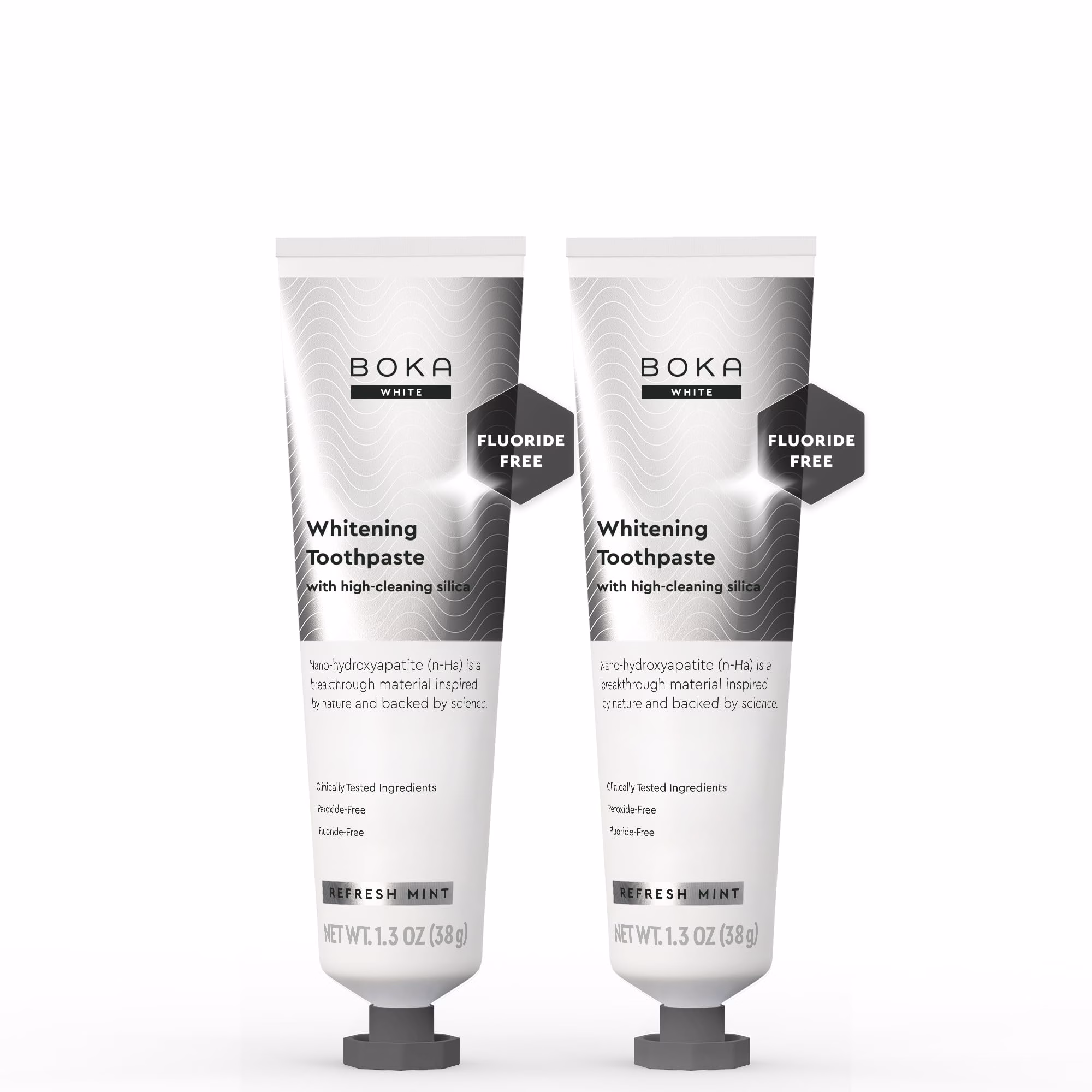 Pasta Dental Boka – Nano Hydroxyapatite, Sin Fluoruro 2 pzas 38g