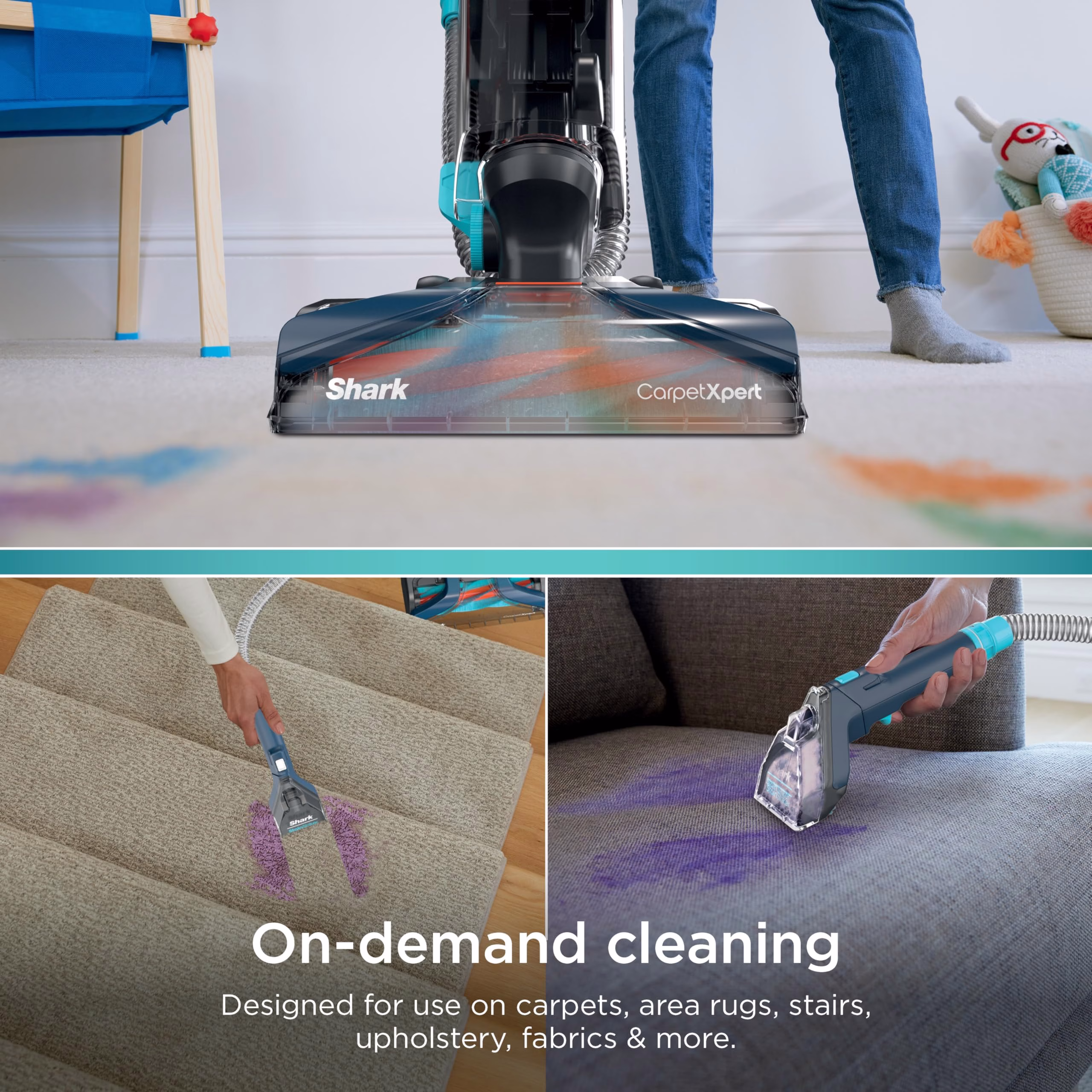 Fórmula Shark con Deep Clean Ultra y StainGuardian